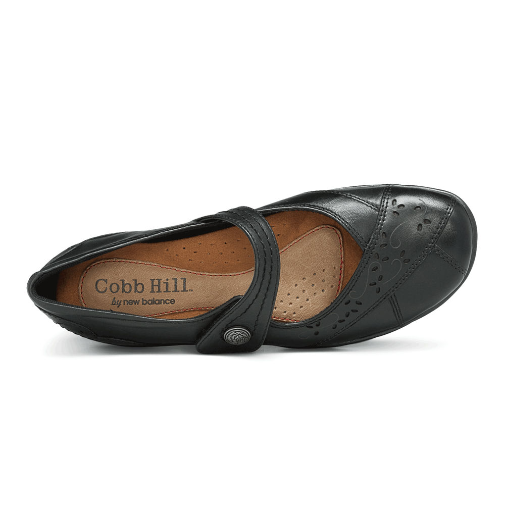 Rockport Womens Cobb Hill Petra Mary Jane - Flats Black - WTP562371